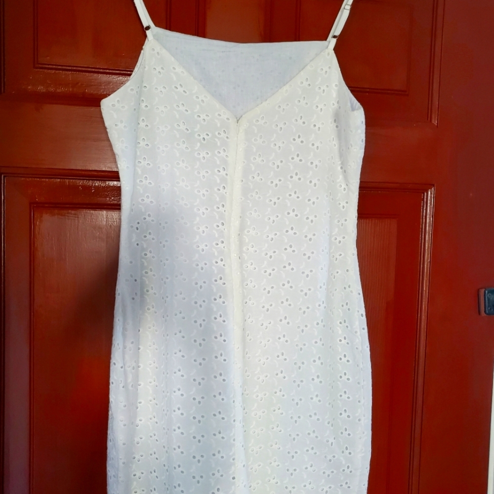 1. State White Eyelet Dress